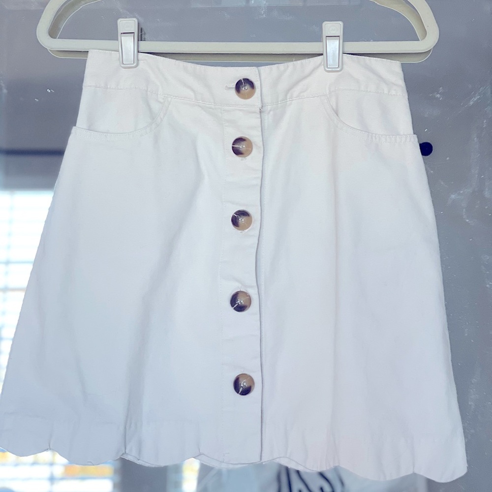 Ivory Scallop Skirt